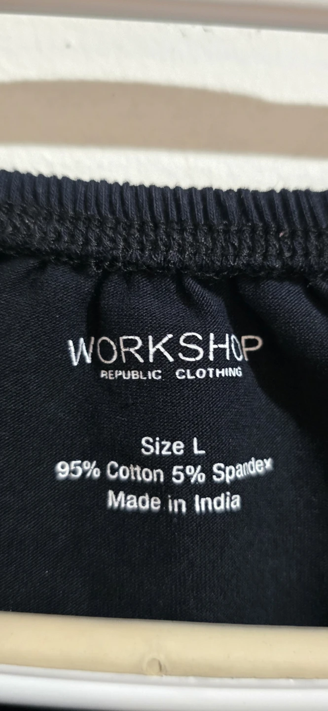 WORKSHOP REPUBLIC CLOTHING Black Bell Sleeve Top Size L - photo 3