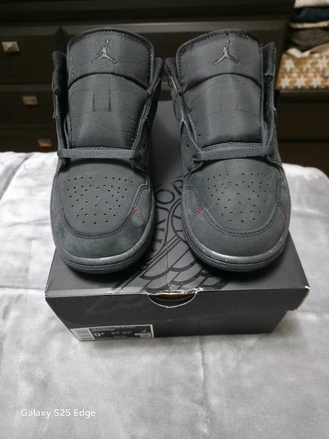 Air Jordan 1 Low SE Black/Red Shoes