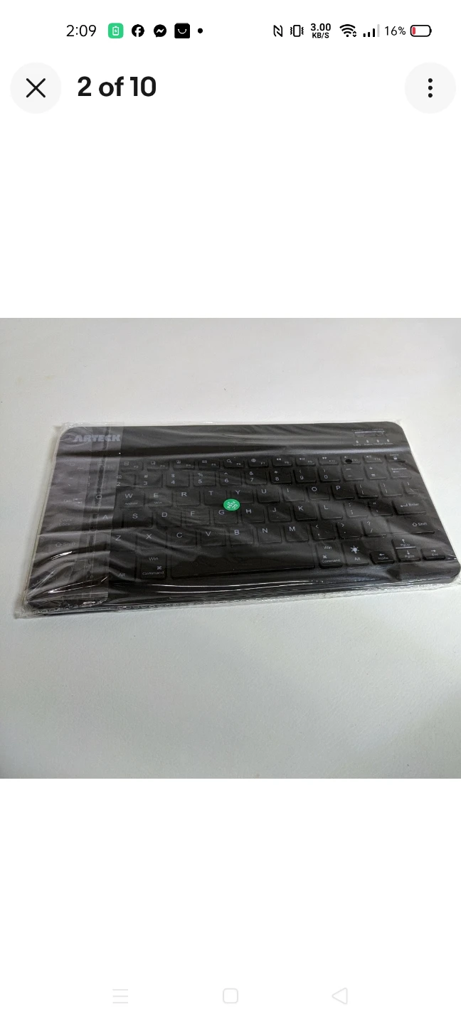 ARTECK HB030B Universal Backlit Bluetooth Keyboard