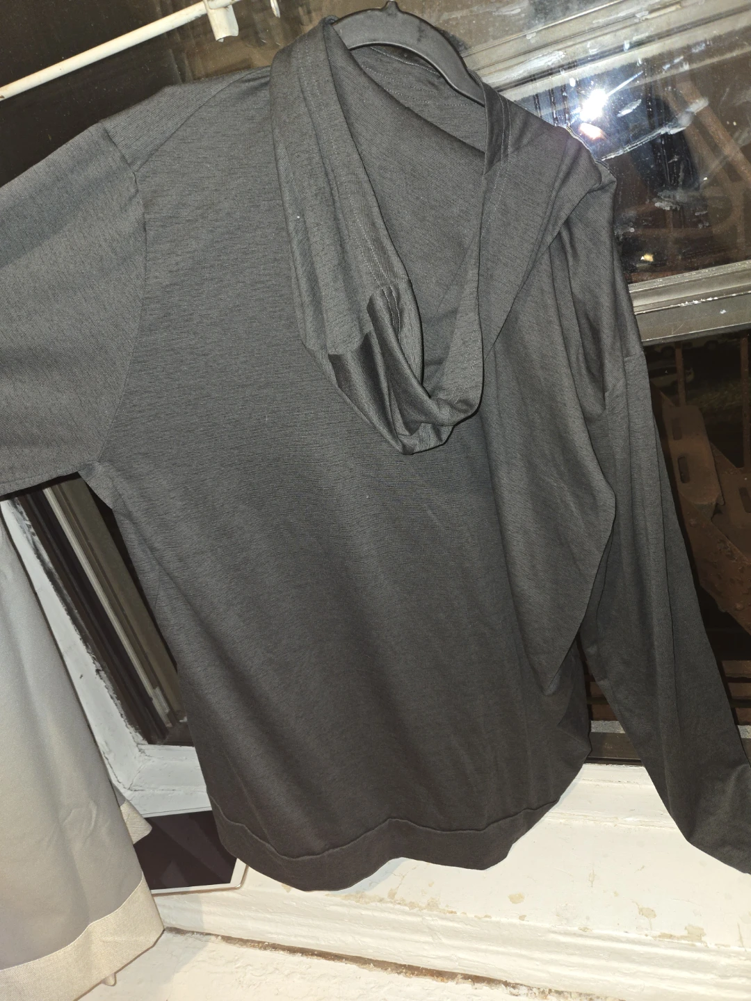Nike Men's Dark Grey Athethic Sports Shirt w hoodie 🏆 - photo 2