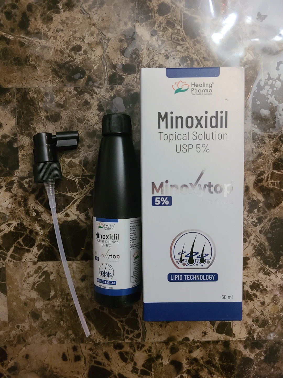 Healing Pharma Minoxidil Topical Solution USP 5% 60ml - photo 3