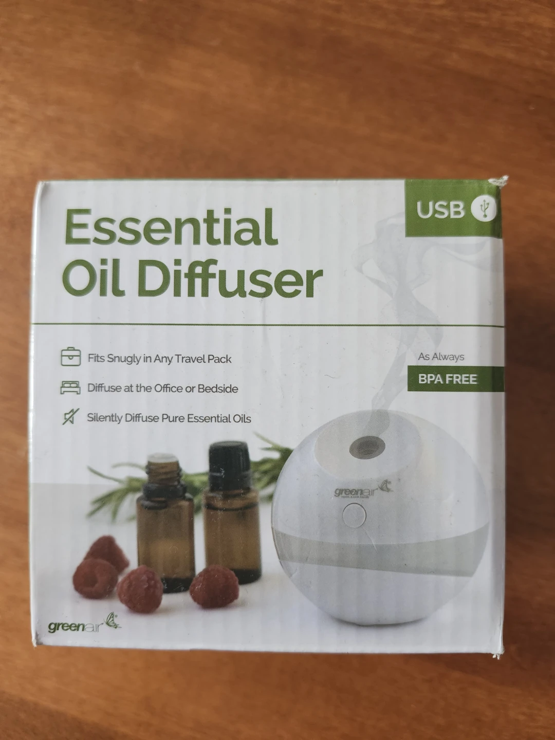 USB Essential oil diffuser.