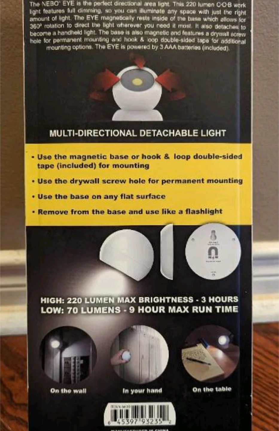 NIP - NEBO Eye Lights Directional Area Light 2 pack - photo 2