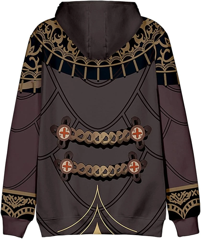 Diluc Hoodie Genshin Impact Cosplay - photo 2