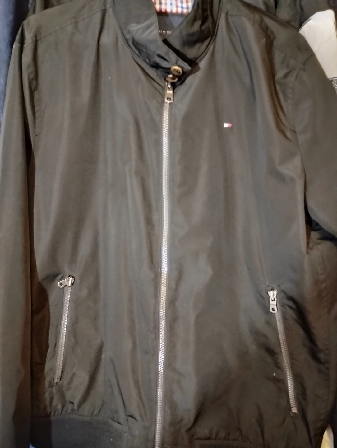 Tommy Hilfiger Men's Black Bomber Jacket