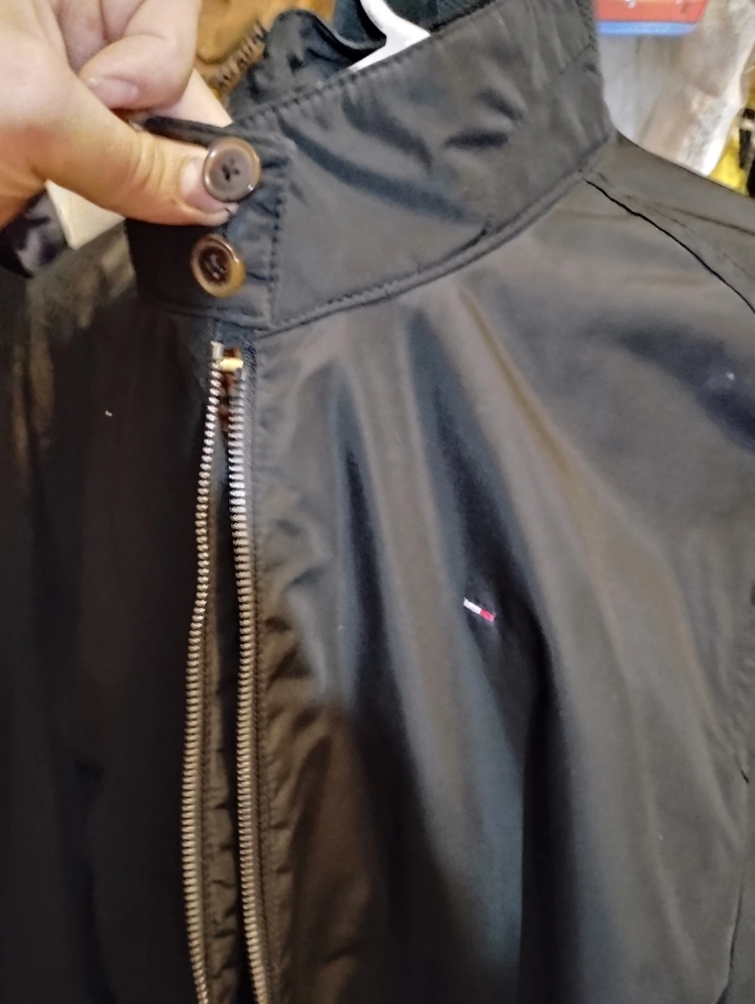 Tommy Hilfiger Men's Black Bomber Jacket - photo 5