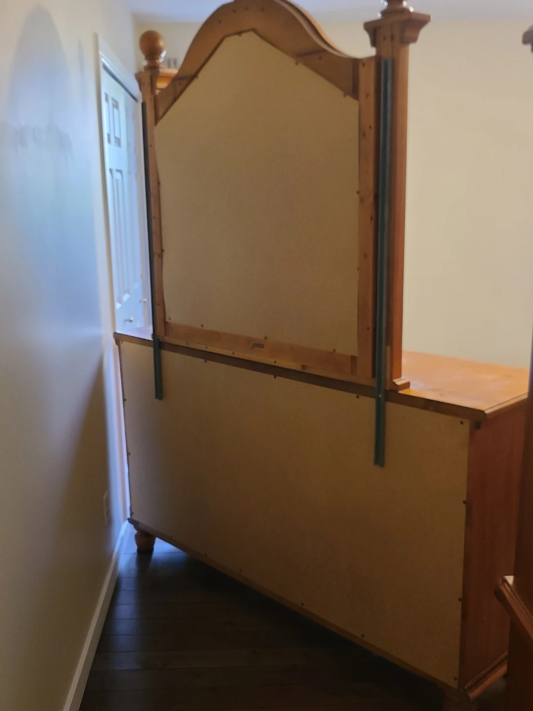 Wooden Dresser with Mirror - photo 2