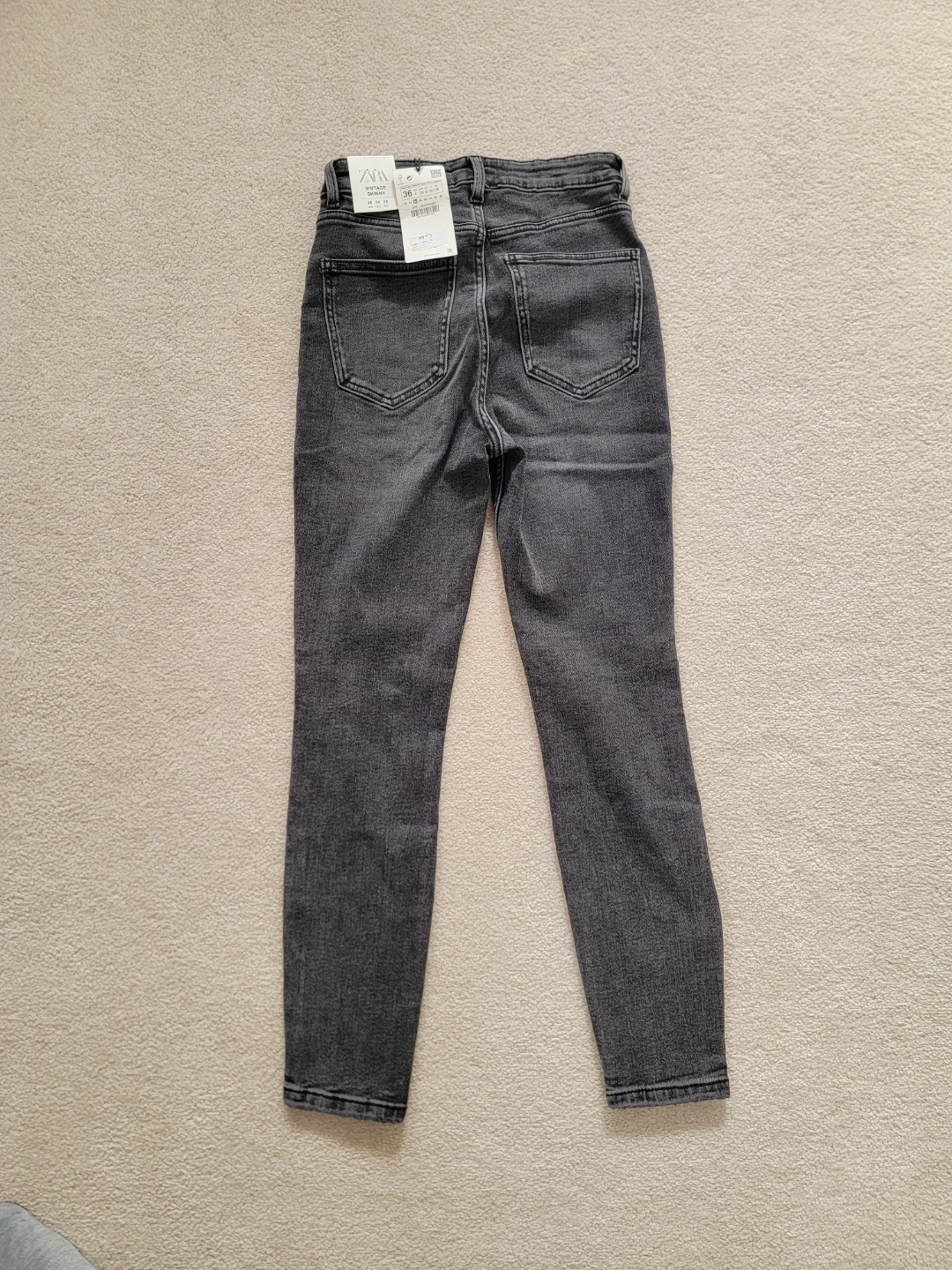 Brand New Women's Zara Vintage Skinny Jeans Size 4 - photo 2