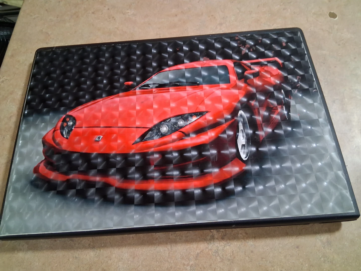 Lenovo Laptop with Red Sports Car Design - photo 3
