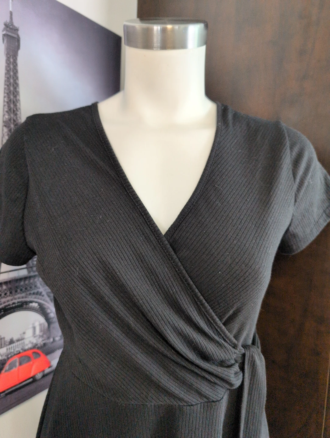 Rolla Costa Black Wrap Dress - photo 4