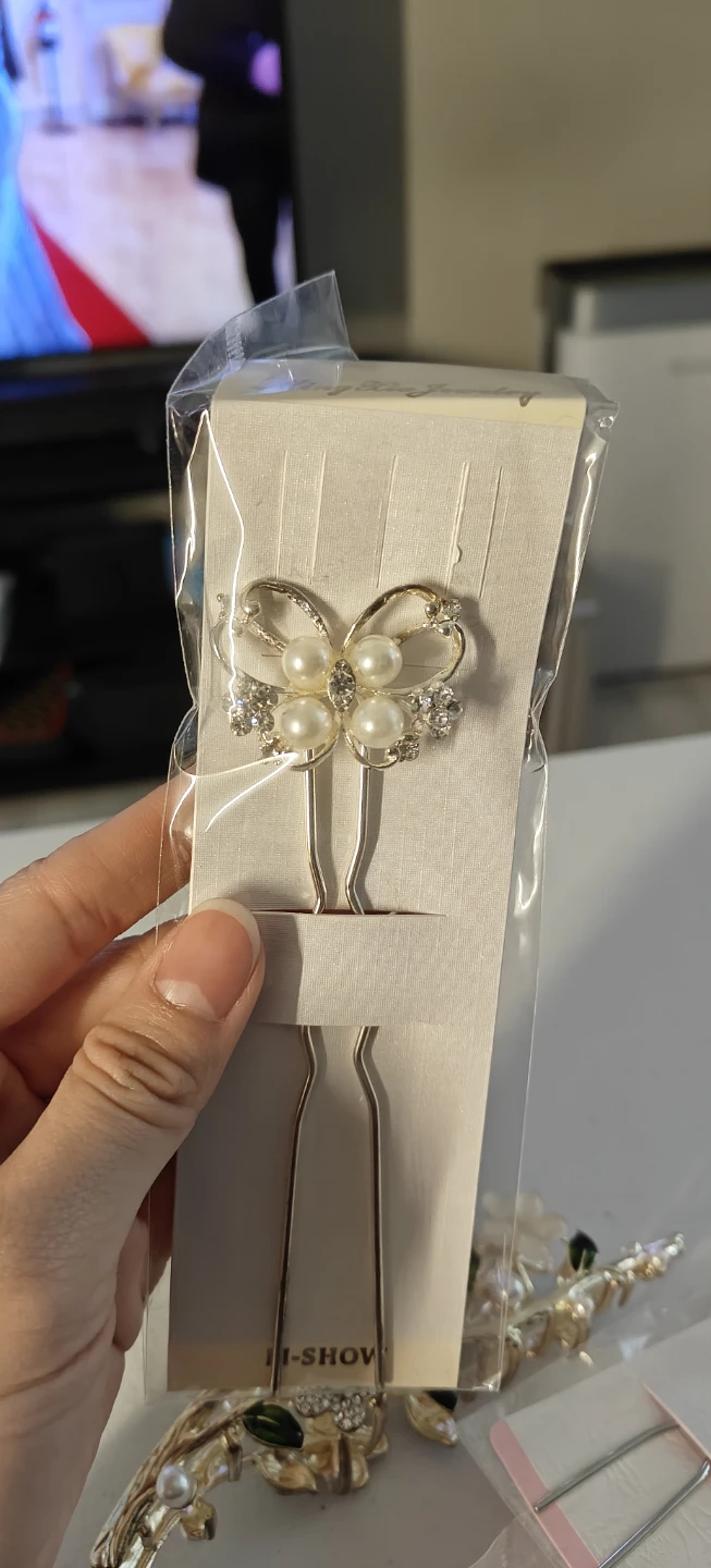 Set of 3 Hair Pins and 1 Hair Claw Clip lot - photo 5