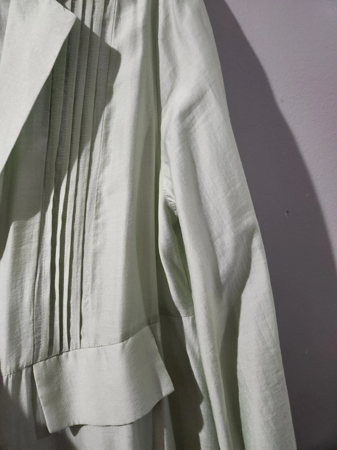 Light Green Long Duster Jacket - photo 5