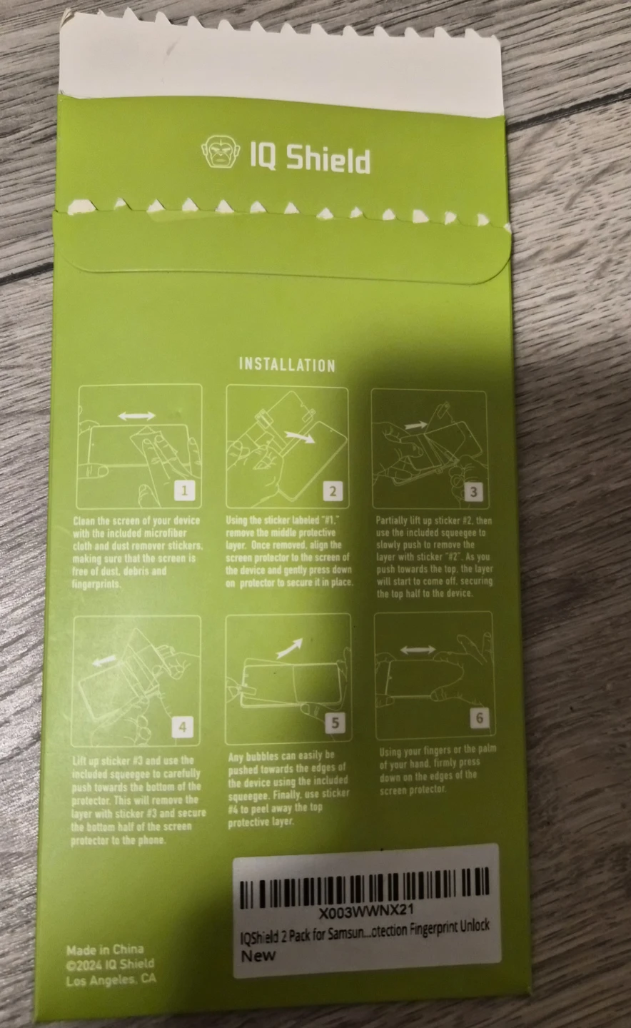 Screen protector for Samsung Galaxy Z Flip5 - photo 2