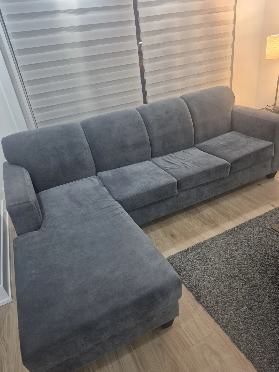 Grey Sectional Sofa - photo 2