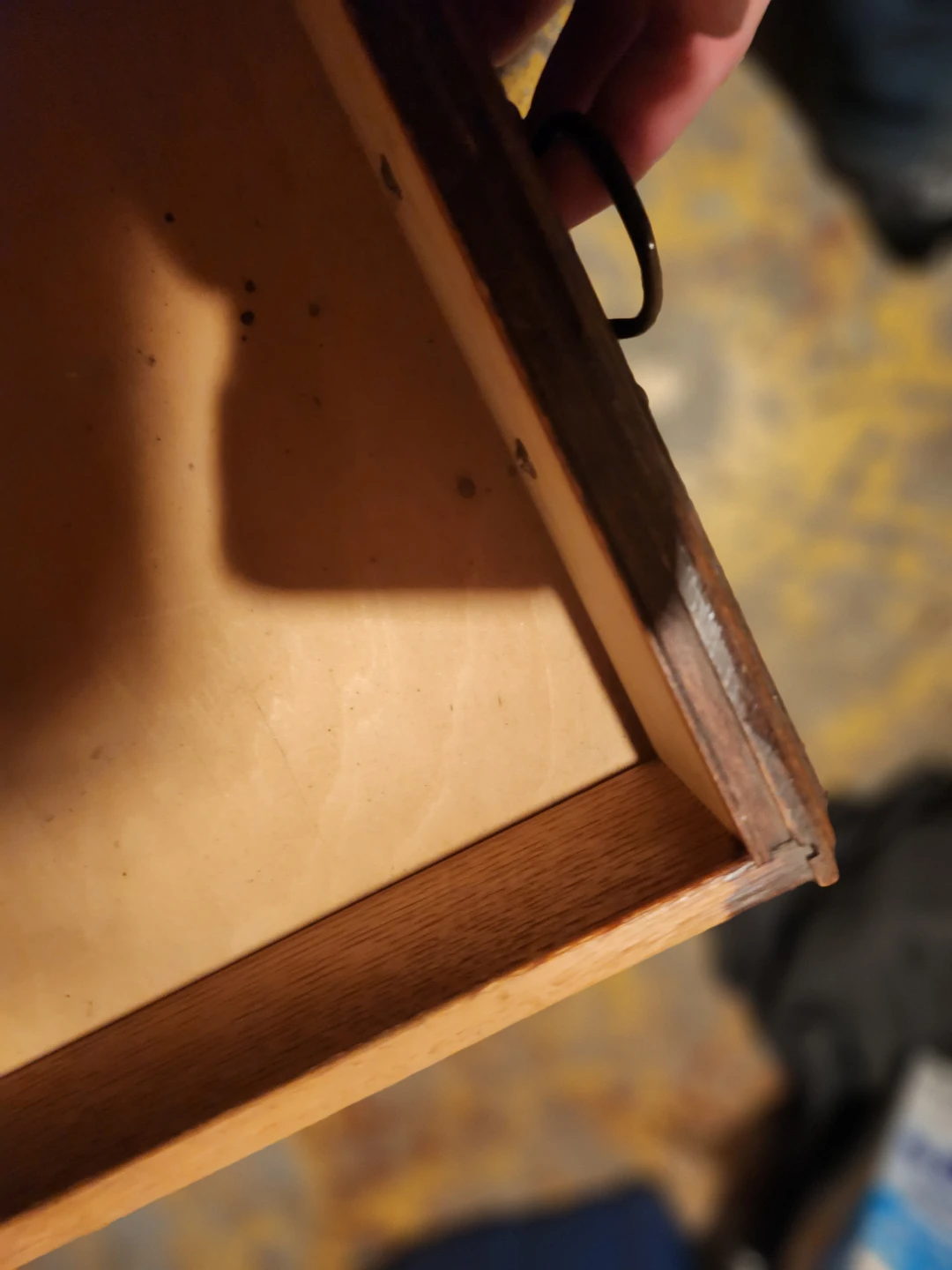 Vintage Wooden Desk with Drawers - photo 3