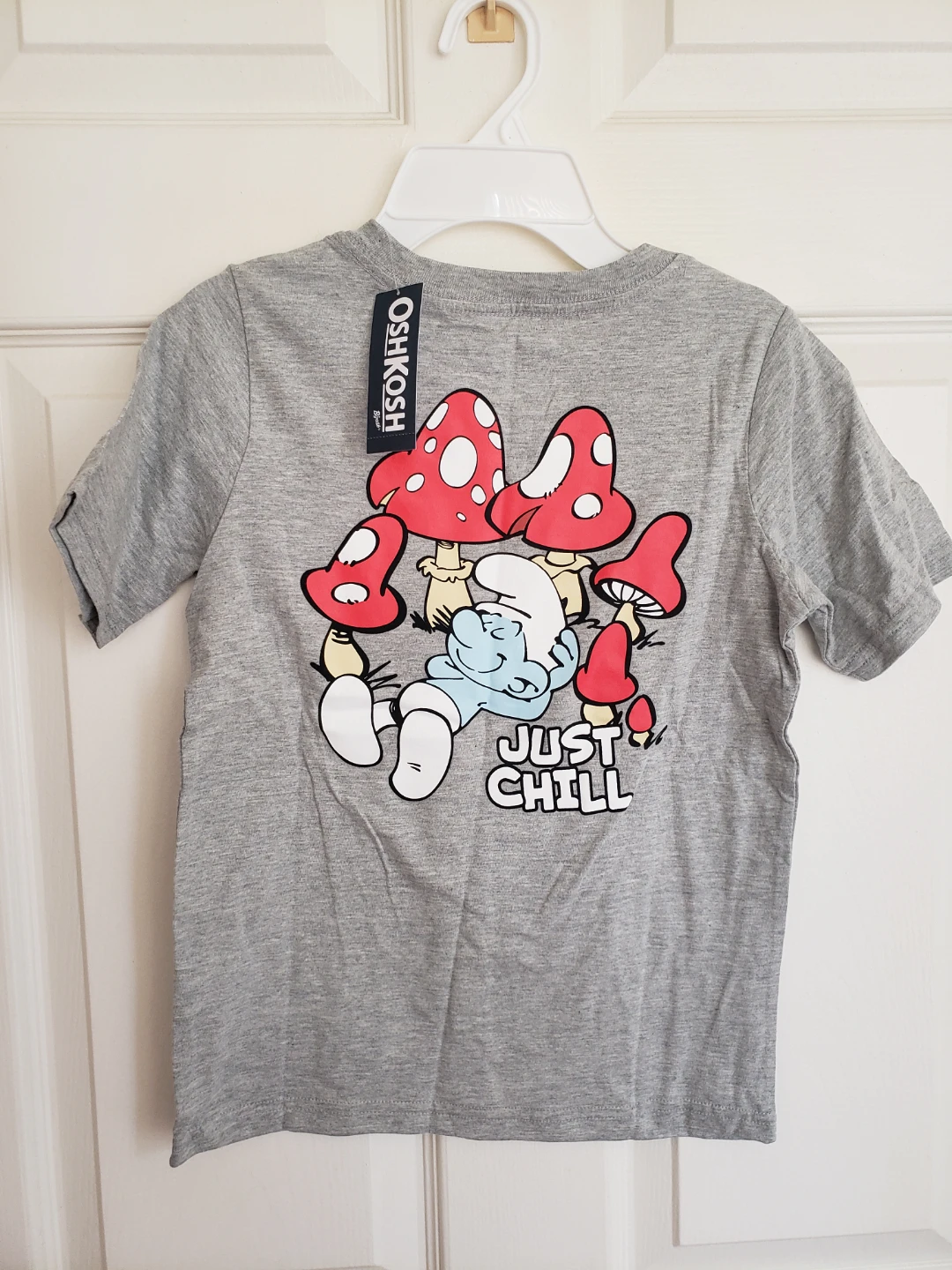 OshKosh The Smurfs Grey T-Shirt     7T - photo 2