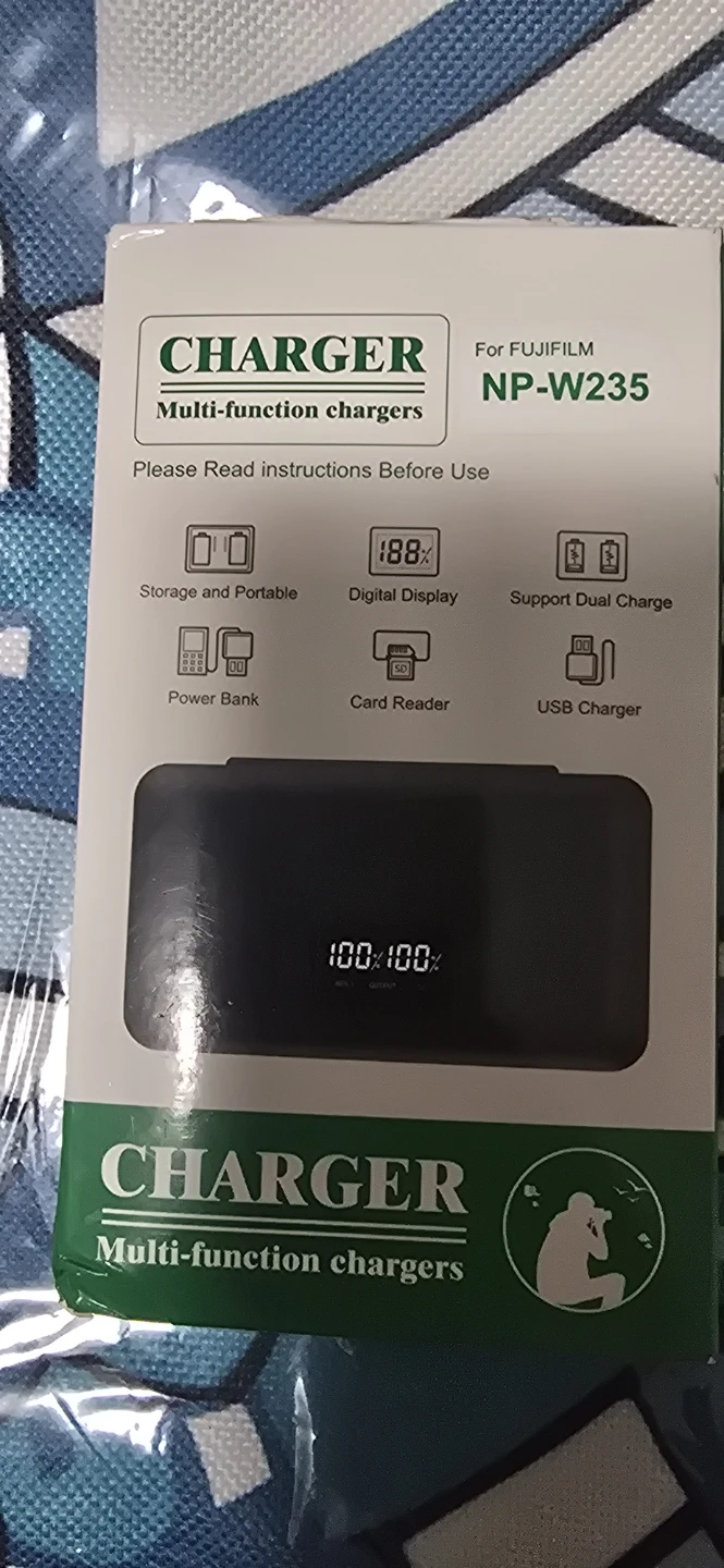Multi-function Charger for Fujifilm NP-W235