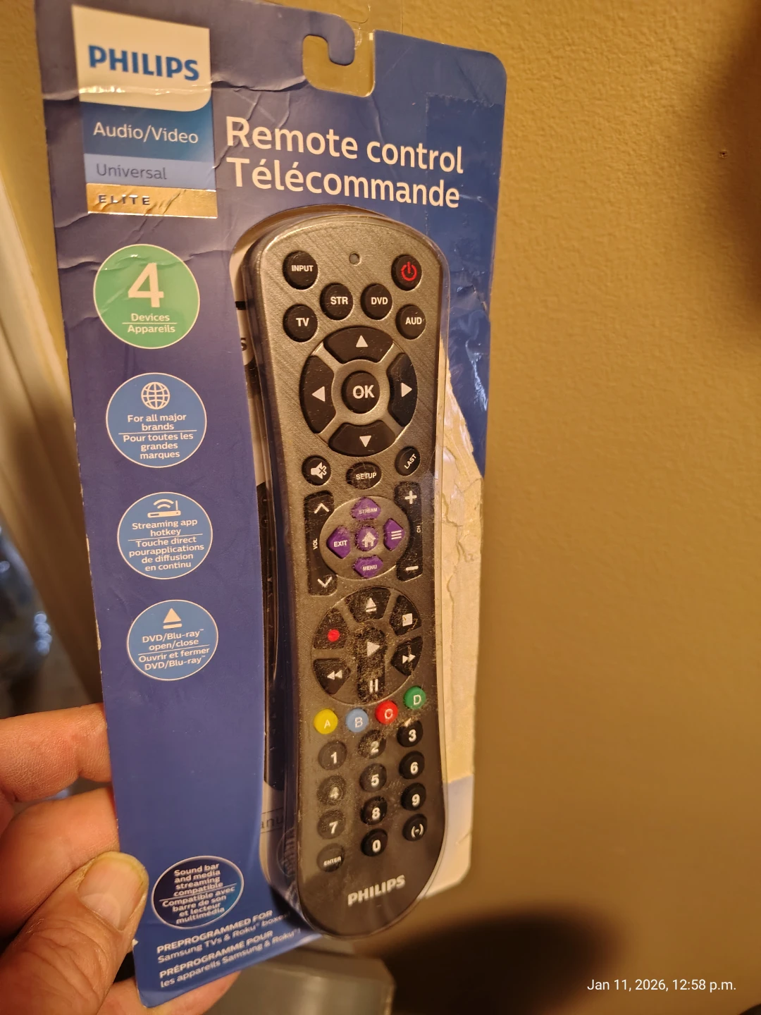 Philips Universal Remote works with Most Devices
