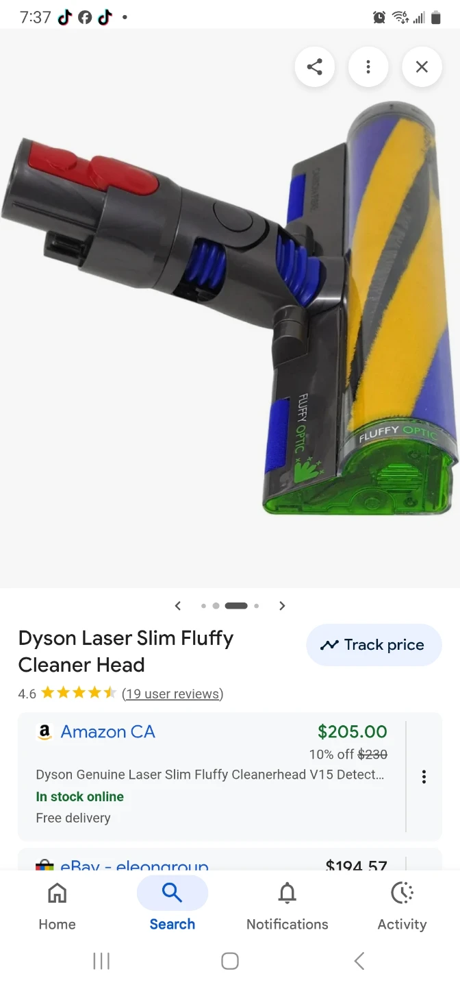 (Brand Dyson)Dyson Laser Slim Fluffy Cleaner Head - photo 2