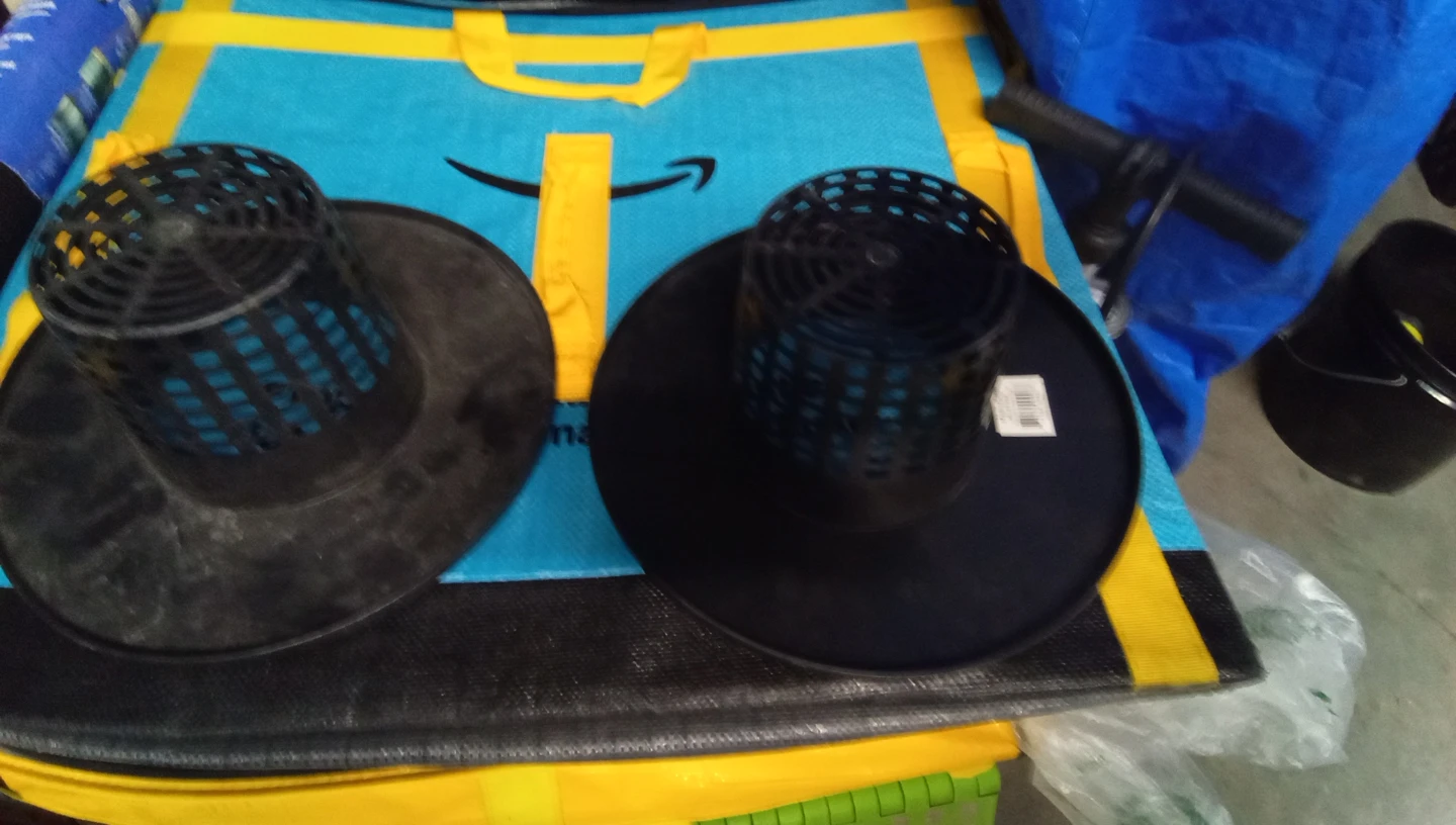 2pc Hydrofarm 6" Bucket Basket Lid HG6RDBK - photo 3