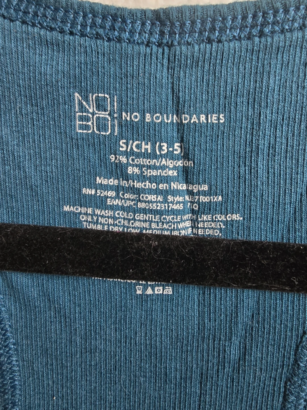 No Boundaries Teal Racerback Tank Top - Small - photo 2