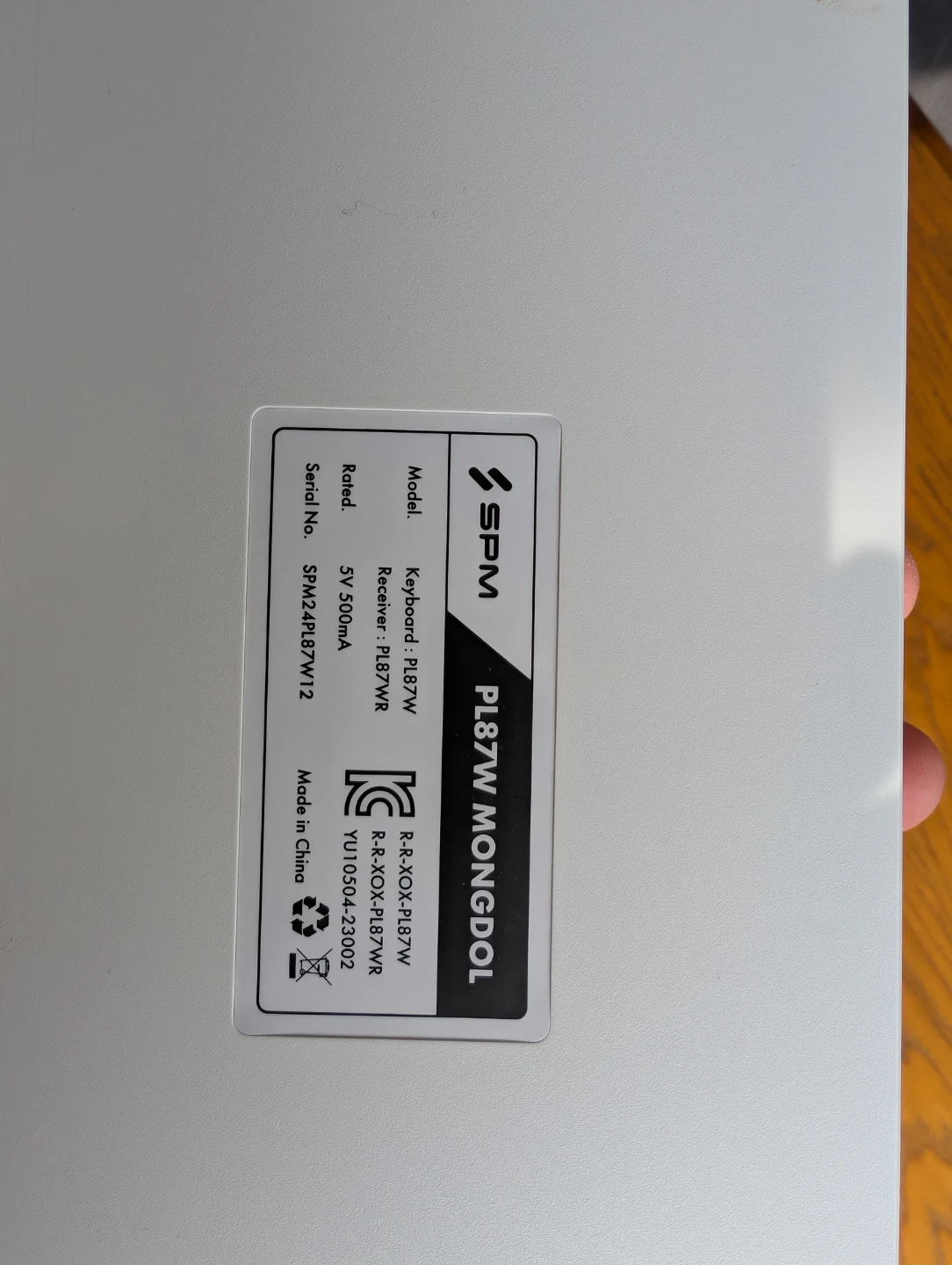 SPM PL87W MONGDOL Wireless Keyboard - photo 2