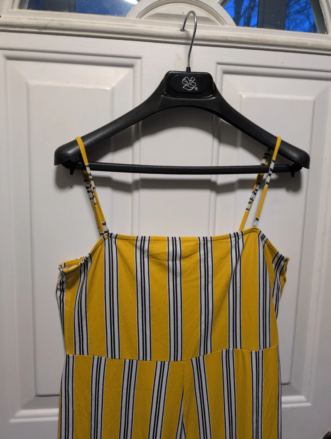 Ardene Basic Yellow Striped Jumpsuit Size L - photo 2