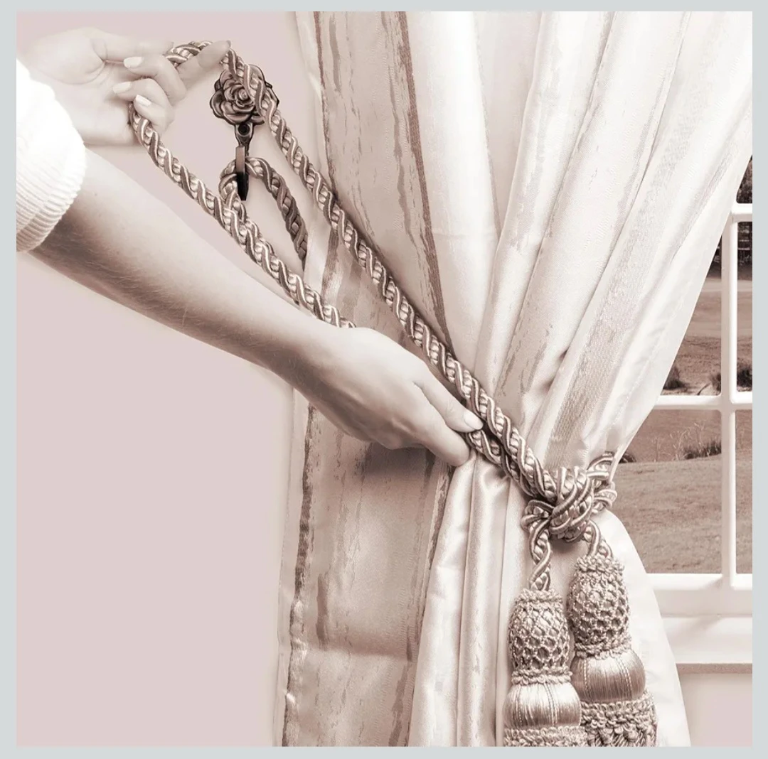 Curtain Tiebacks  Holdbacks for Curtains Drape .....