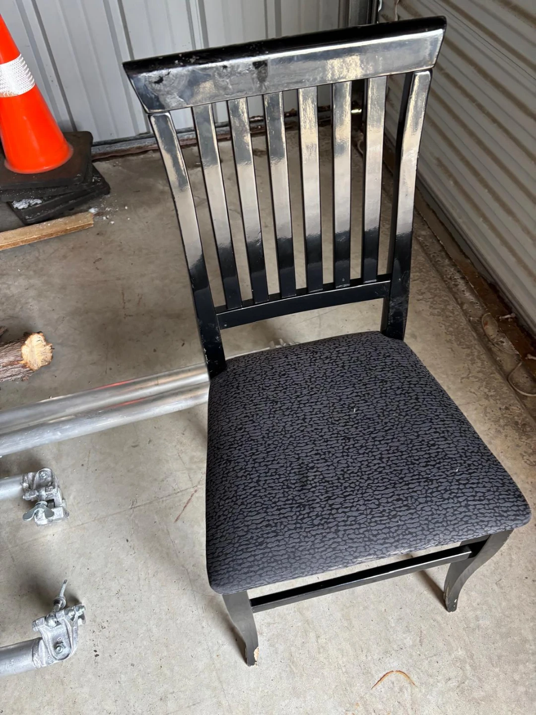 8 Black Dining Chair with Padded Seats price is for all 8