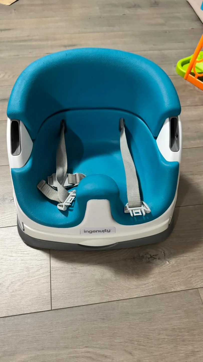 Ingenuity Baby Booster Seat with Tray Bluish