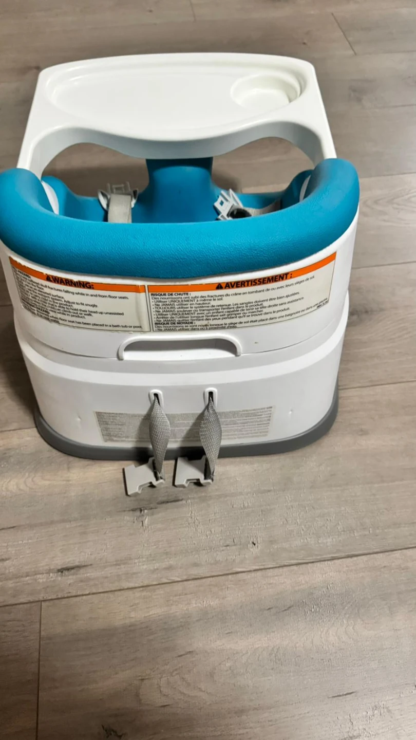 Ingenuity Baby Booster Seat with Tray Bluish - photo 3