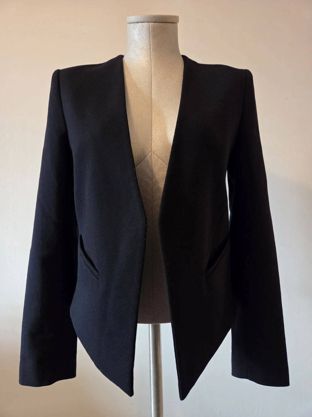 Topshop Black Blazer Jacket Size 6