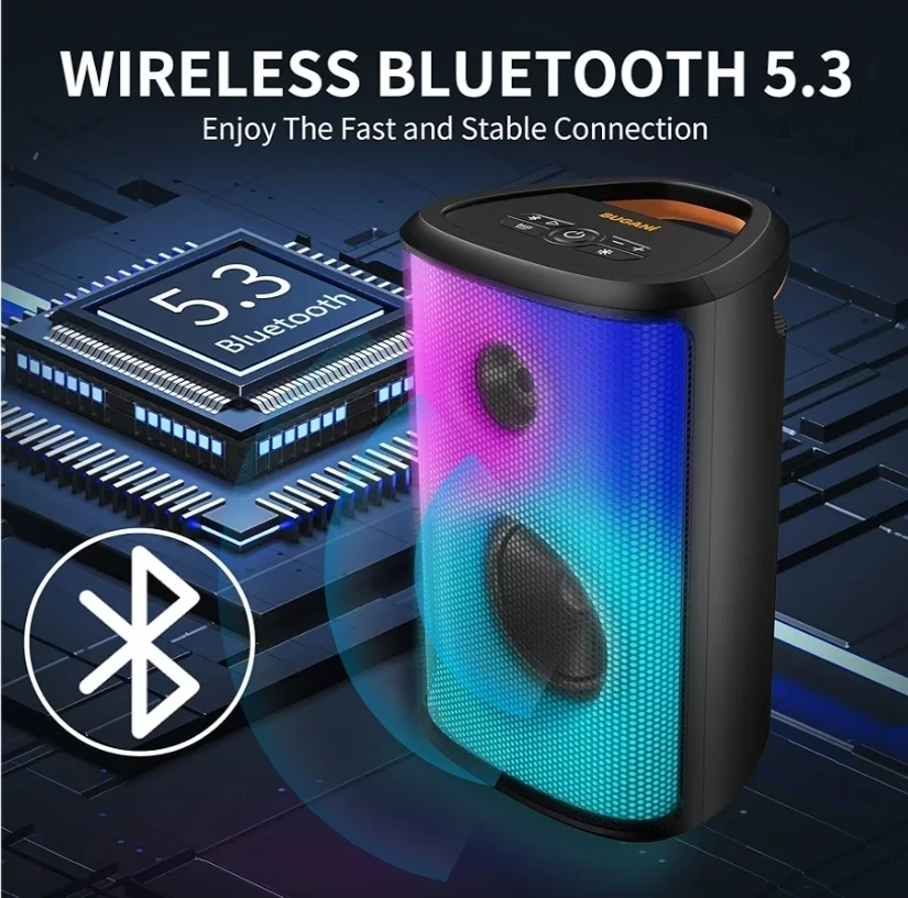 BUGANI Bluetooth Speaker Loud - photo 4