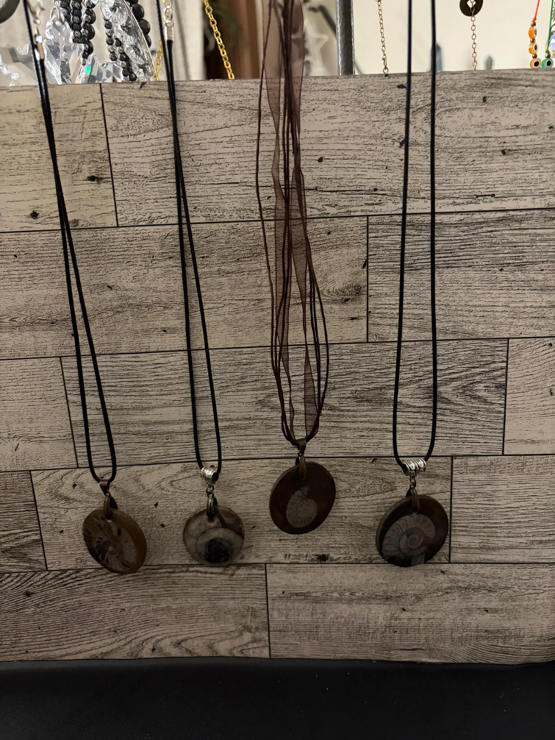Ammonite Fossil Pendant Necklaces - photo 3