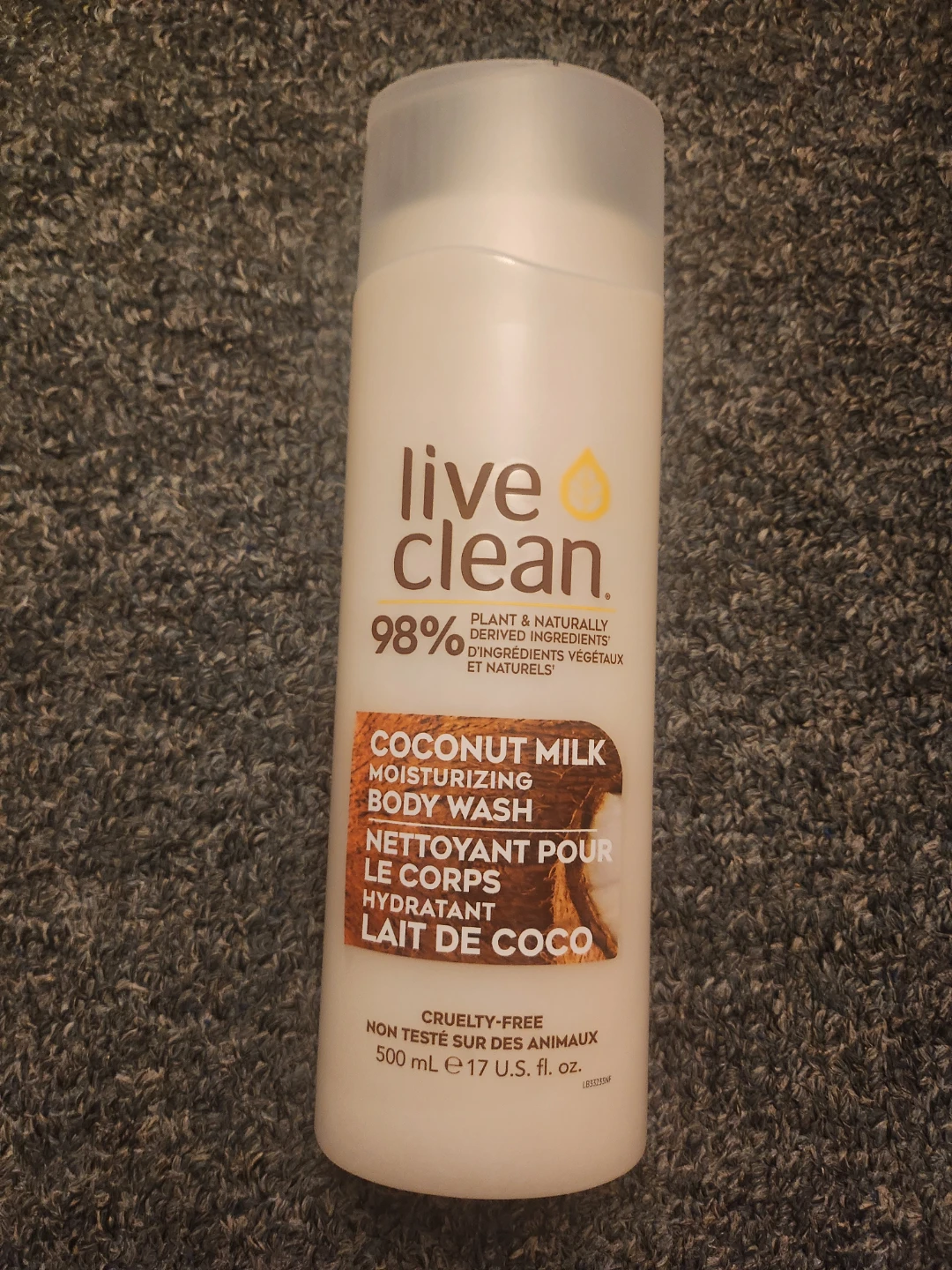 Live Clean Coconut Milk Moisturizing Body Wash 500mL