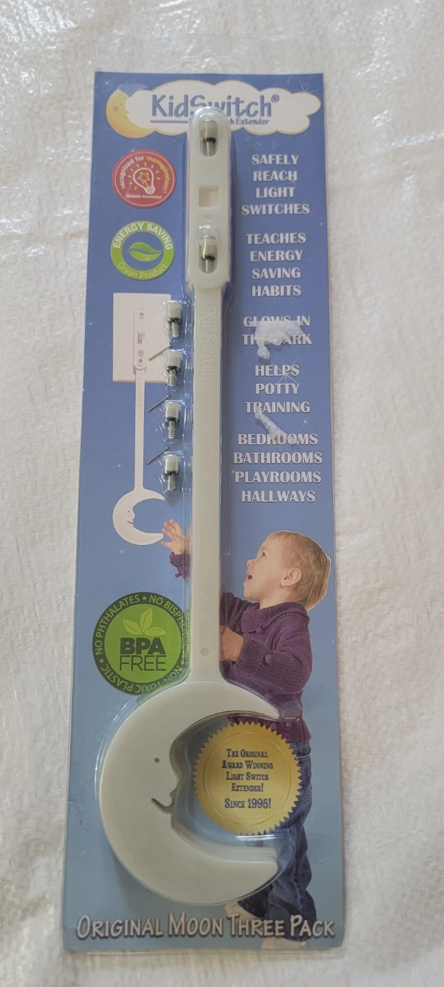 KidSwitch Original Moon Three Pack Light Switch Extender