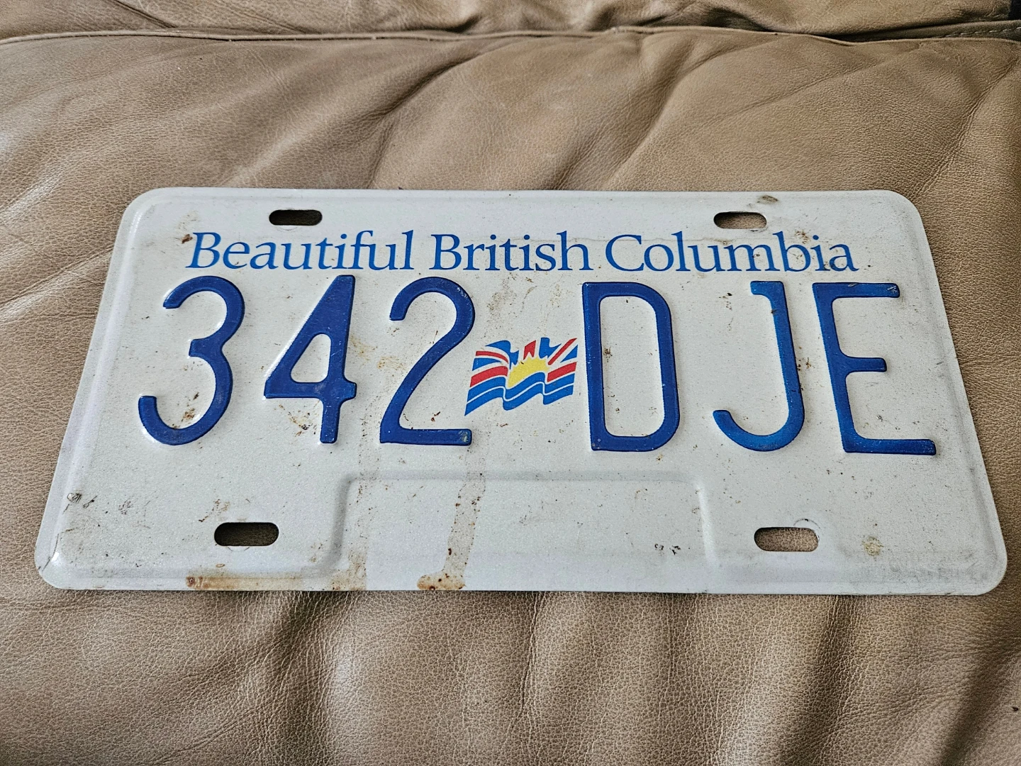 British Columbia License Plate