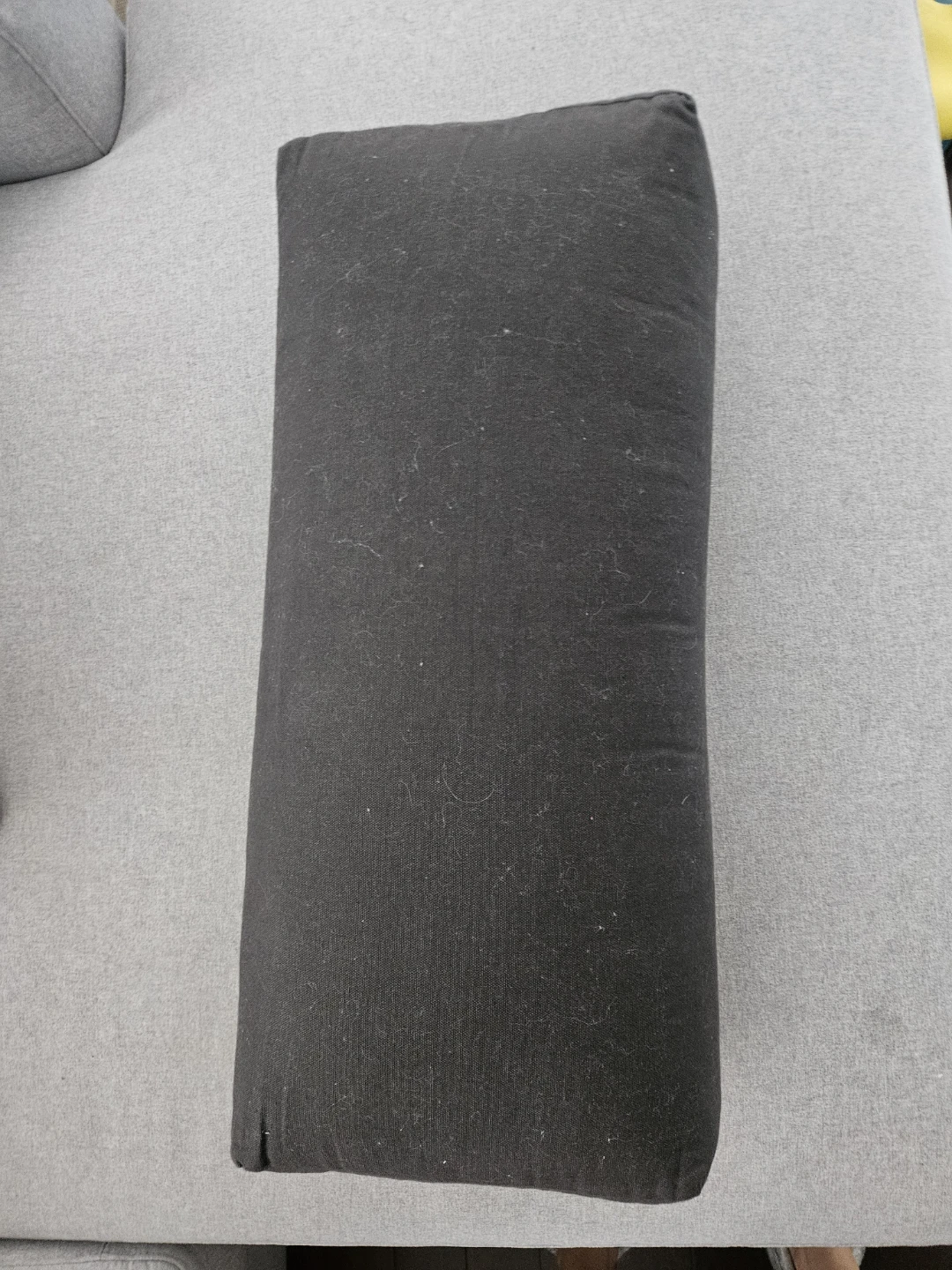 Halfmoon Black Bolster Pillow