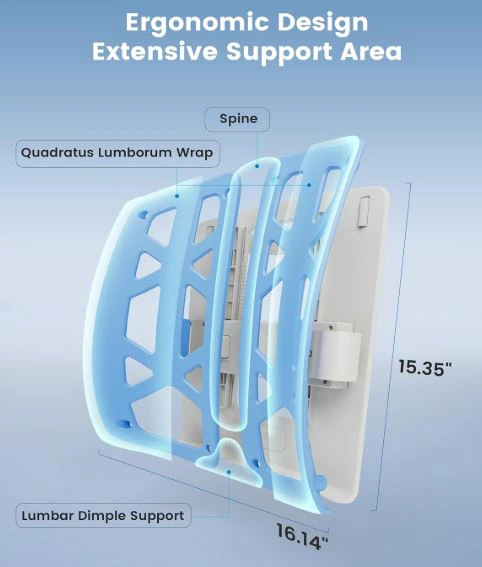 Ergonomic Lumbar Back Support Pillow - NEW🏆 - photo 3