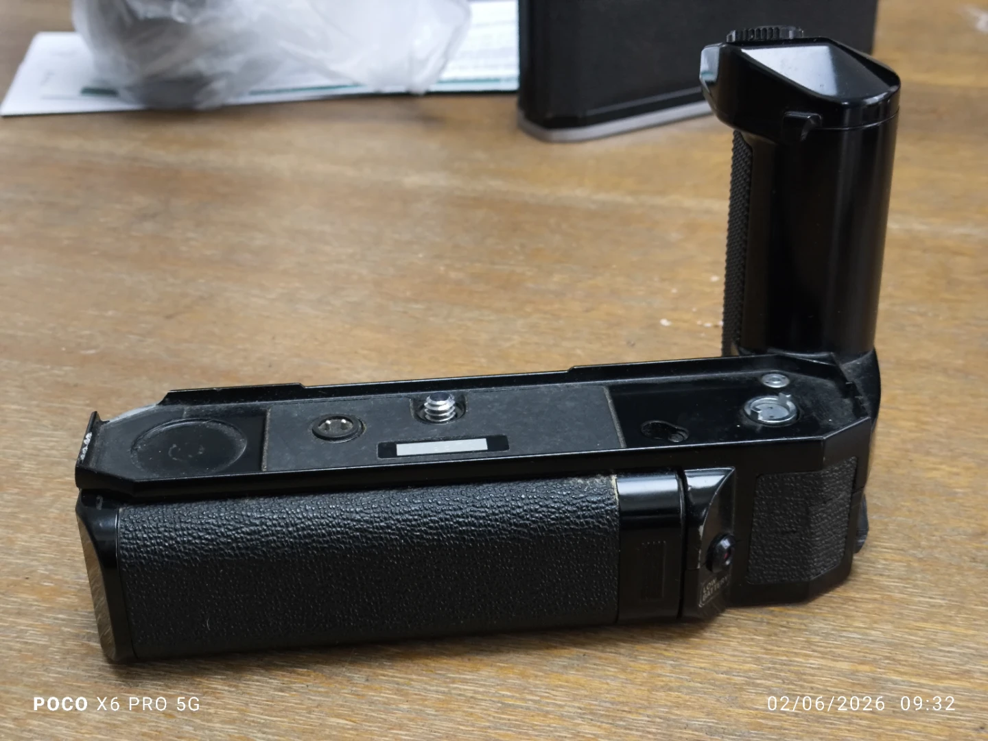 Canon Black Camera Battery Grip Film Winder for F1 Camera