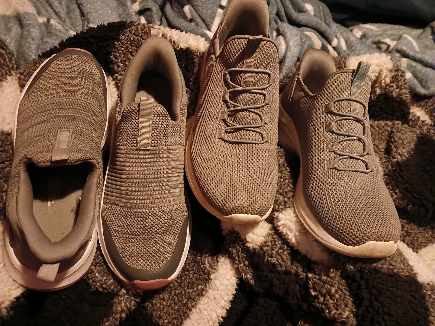 2 Pairs of Slip On Shoes