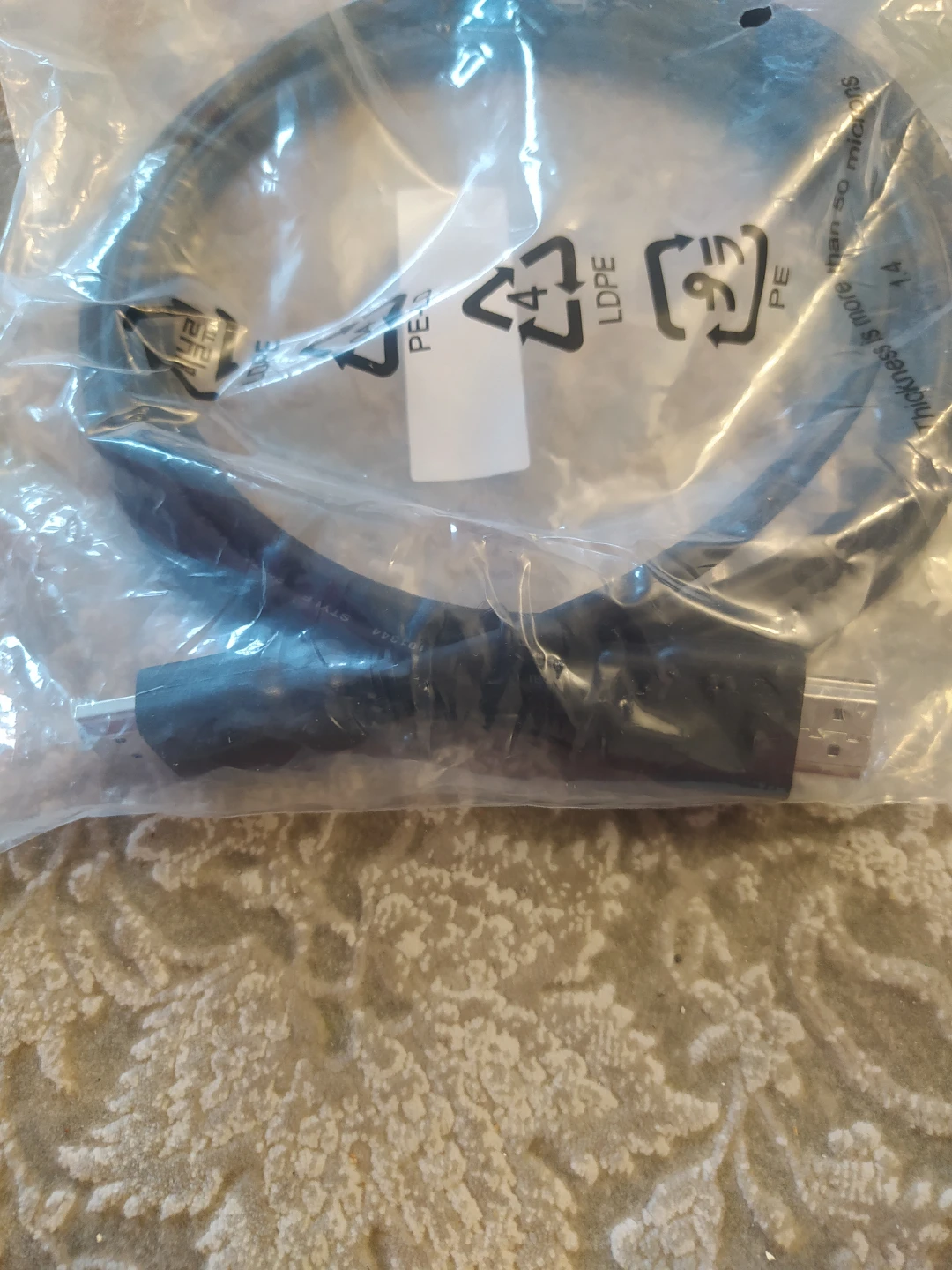 Black USB C Cable