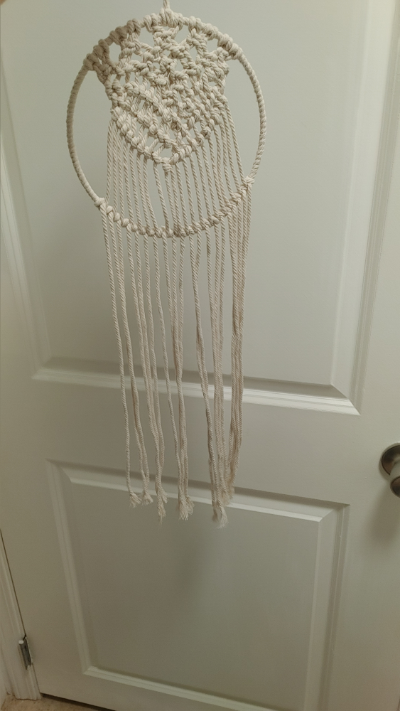 Handmade Macrame Dreamcatcher Wall Hanging - photo 2