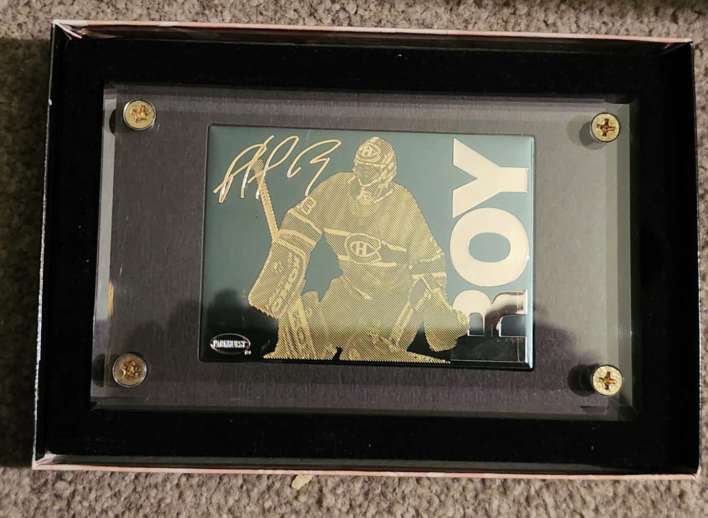 24K Collectibles Patrick Roy 24k Parkhurst Card