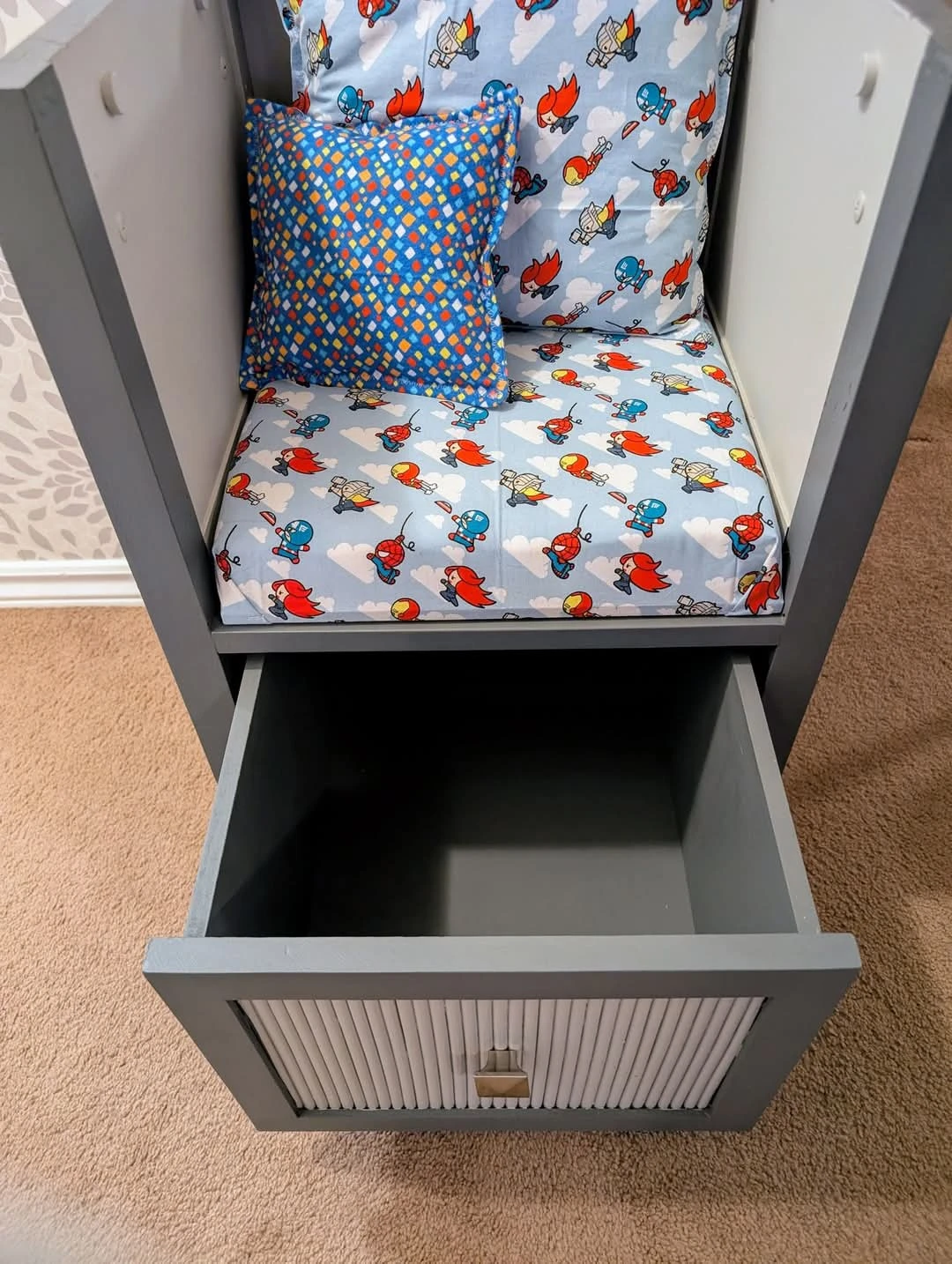 Kids Reading Nook Chair with Storage