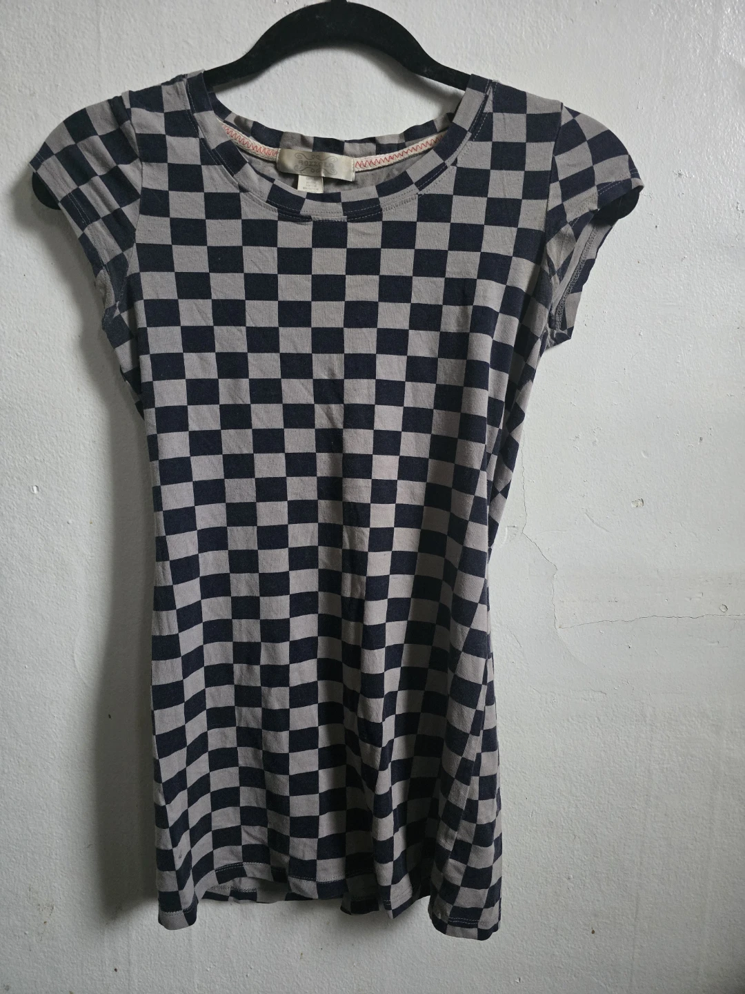 Women's Checkerboard Print T-Shirt - photo 2