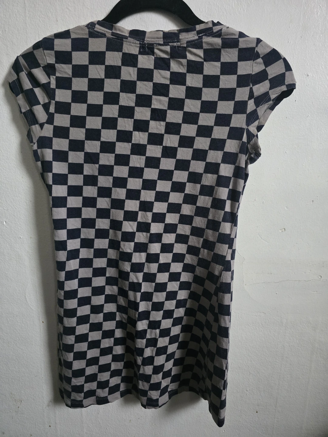 Women's Checkerboard Print T-Shirt - photo 4