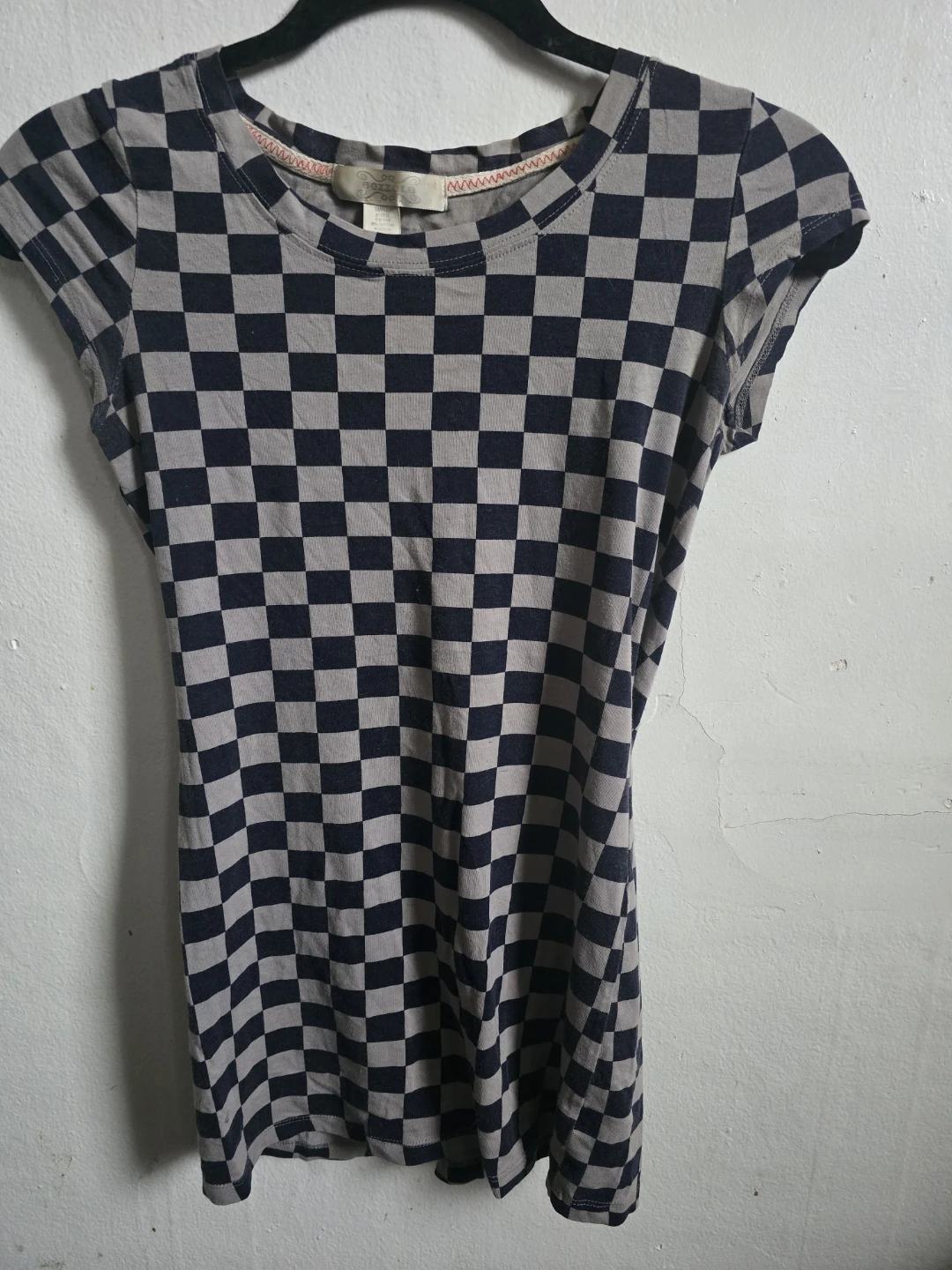 Women's Checkerboard Print T-Shirt - photo 5