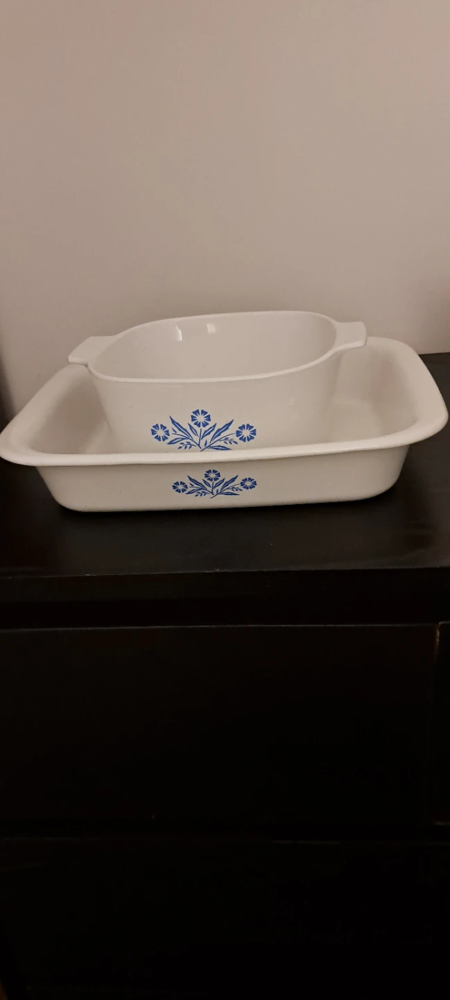 CorningWare Blue Cornflower Casserole Dishes