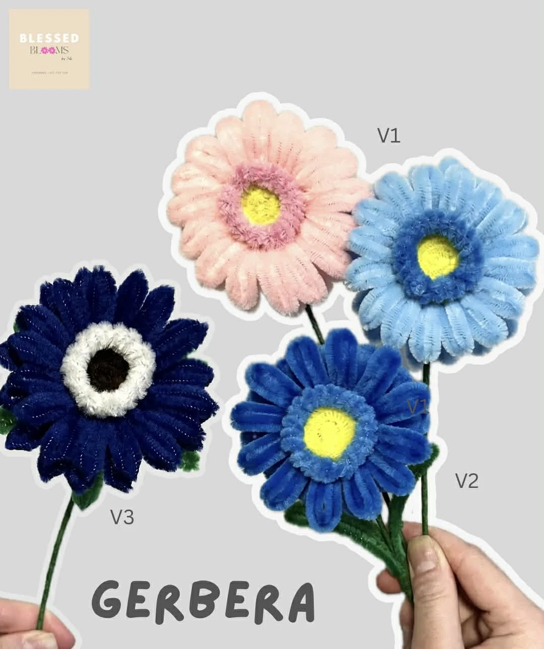 Single stem flower for Valentines Day  (Blessed Blooms) - photo 3